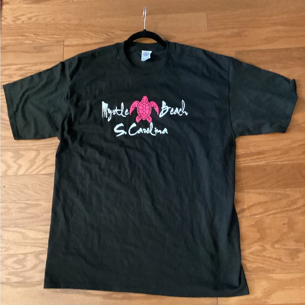 Myrtle Beach S. Carolina Graphic Tee - Pink Turtle